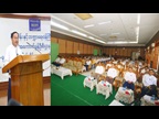 MYANMAR: La photo illustre la célébration de la JID qui s'est déroulée le 26 janvier 2025 dans la salle Zeya Thiha du siège du département des douanes à Yangon. L'événement a été rehaussé par la présence du vice-ministre de la planification et des finances, du ministre des affaires économiques de la région de Yangon, des directeurs généraux du ministère de la planification et des finances, et des directeurs, des hauts fonctionnaires du département des douanes, des membres du personnel et d'autres invités de marque.